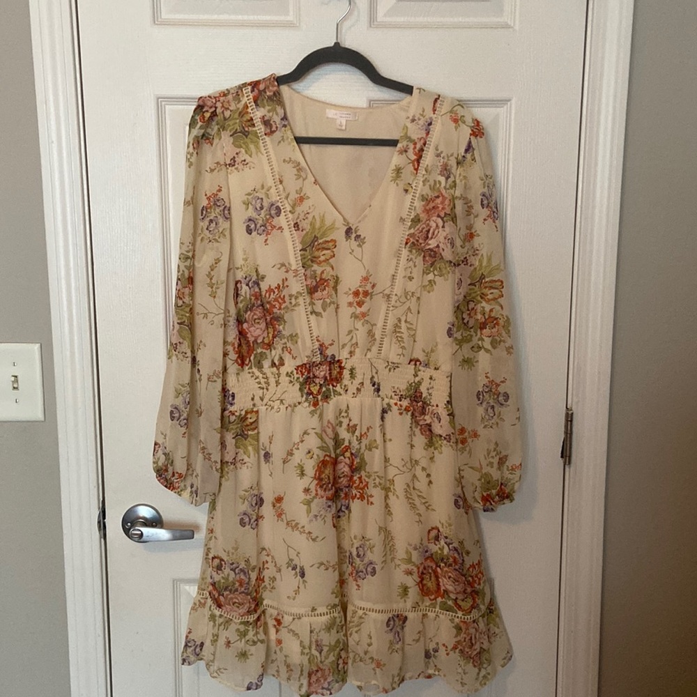 Lauren Conrad Floral Dress Size L